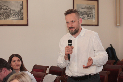 „Historycy o historii najnowszej (1939–1989). Jak pisać o dziejach współczesnych Polski. Doświadczenia indywidualne – stan historiografii – zadania na przyszłość” – Warszawa, 24 maja 2019. Fot. Piotr Życieński (IPN)