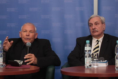 Prezentacja książki Antoniego Dudka „Od Mazowieckiego do Suchockiej. Pierwsze rządy wolnej Polski” – Warszawa, 28 października 2019. Fot. Piotr Życieński (IPN)