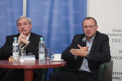 Prezentacja książki Antoniego Dudka „Od Mazowieckiego do Suchockiej. Pierwsze rządy wolnej Polski” – Warszawa, 28 października 2019. Fot. Piotr Życieński (IPN)