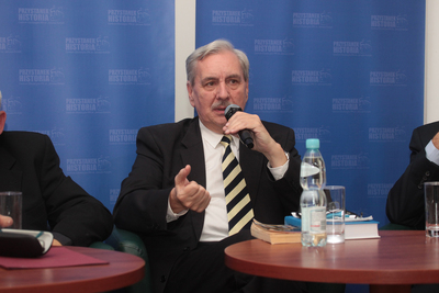 Prezentacja książki Antoniego Dudka „Od Mazowieckiego do Suchockiej. Pierwsze rządy wolnej Polski” – Warszawa, 28 października 2019. Fot. Piotr Życieński (IPN)