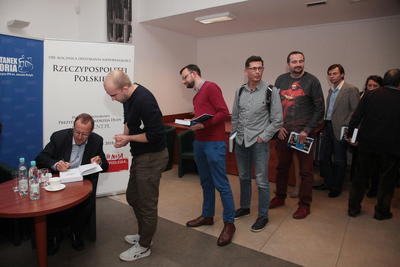 Prezentacja książki Antoniego Dudka „Od Mazowieckiego do Suchockiej. Pierwsze rządy wolnej Polski” – Warszawa, 28 października 2019. Fot. Piotr Życieński (IPN)