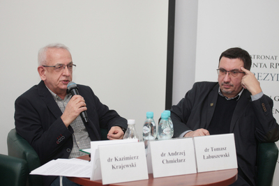 Dyskusja wokół publikacji „Obszar Zachodni Zrzeszenia WiN 1945” – Warszawa, 19 lutego 2020. Fot. Piotr Życieński (IPN)