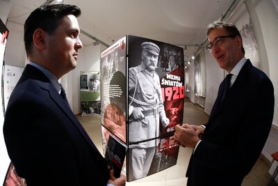 Otwarcie wystawy „Wojna światów 1920” – Warszawa, 12 sierpnia 2020. Fot. Sławek Kasper (IPN)