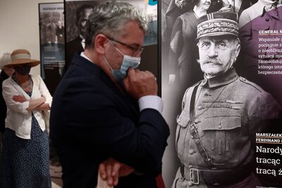 Otwarcie wystawy „Wojna światów 1920” – Warszawa, 12 sierpnia 2020. Fot. Sławek Kasper (IPN)