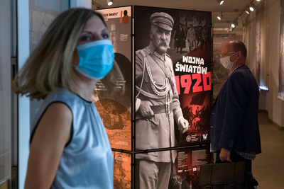 Otwarcie wystawy „Wojna światów 1920” – Warszawa, 12 sierpnia 2020. Fot. Sławek Kasper (IPN)