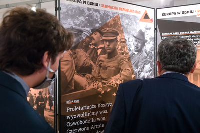 Otwarcie wystawy „Wojna światów 1920” – Warszawa, 12 sierpnia 2020. Fot. Sławek Kasper (IPN)