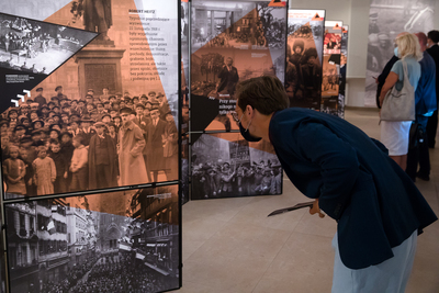 Otwarcie wystawy „Wojna światów 1920” – Warszawa, 12 sierpnia 2020. Fot. Sławek Kasper (IPN)