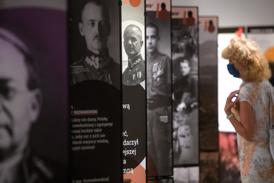 Otwarcie wystawy „Wojna światów 1920” – Warszawa, 12 sierpnia 2020. Fot. Sławek Kasper (IPN)