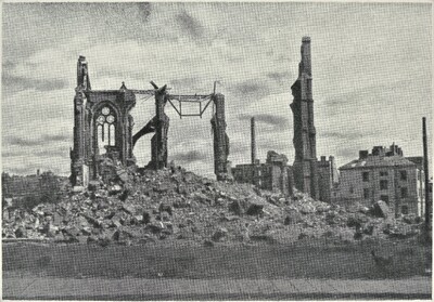 Katedra św. Floriana na warszawskiej Pradze w 1944 r.