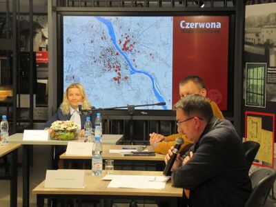 Zbrodnie komunistyczne jako element martyrologii narodu polskiego w edukacji szkolnej – Debata historyczna online – Warszawa, 27 października 2020. Fot. Wojciech Popiel (IPN Warszawa)