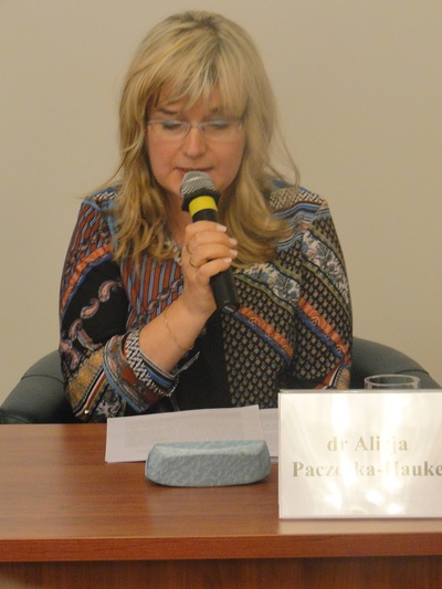 dr Alicja Paczoska-Hauke