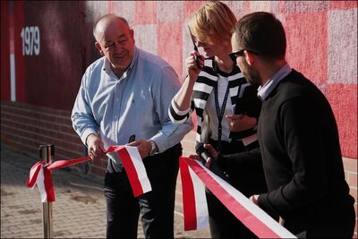 Otwarcie muralu podczas Nocy Muzeów