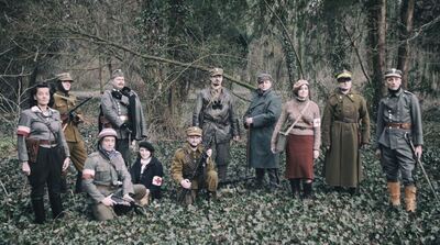 Kadr z planu zdjęciowego do spotu "Ocalamy"