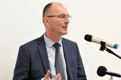 dr Piotr Stanek z Centralnego Muzeum Jeńców Wojennych, fot. Grzegorz Nowak