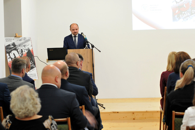 Konferencja naukowa „Śląsk Opolski w dobie Powstań 1919–1921” – Praszce, fot. Grzegorz Nowak