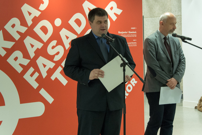 Otwarcie wystawy poprowadził dr Bartosz Kuświk (IPN)