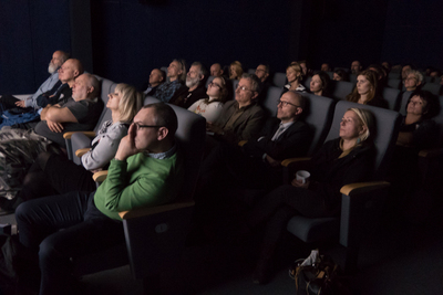 Projekcja filmu o Ottonie Schimku