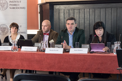 Prelegenci jednej z sesji