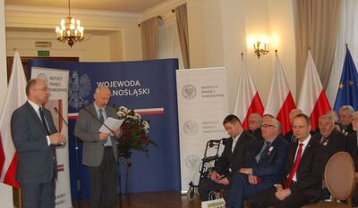 Ceremonia wręczenia Krzyży Wolności i Solidarności – Wrocław, 13 lutego 2017