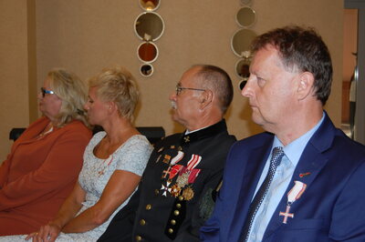 Uroczystość wręczenia Krzyży Wolności i Solidarności w ramach obchodów 35. rocznicy Zbrodni Lubińskiej