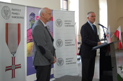 Prof. Krzysztof Kawalec i Roman Szełemej