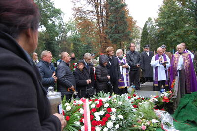 Pogrzeb płk. Zbigniewa Lazarowicza, żołnierza AK oraz Zrzeszenia "Wolność i Niezawisłość"